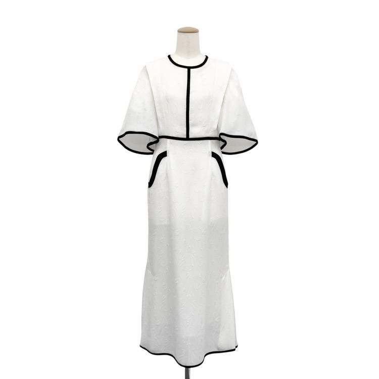 <img class='new_mark_img1' src='https://img.shop-pro.jp/img/new/icons11.gif' style='border:none;display:inline;margin:0px;padding:0px;width:auto;' />Mame Kurogouchi ޥ᥯ Tulip Motif Jacquard Dress 塼å ԡ 1 MM21SS-DR017