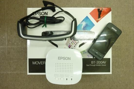 【極美品】EPSON MOVERIO BT-200AV + EHDMC10 極美品】EPSON MOVERIO BT-200AV + EHDMC10 Amazon | EPSON MOVERIO
