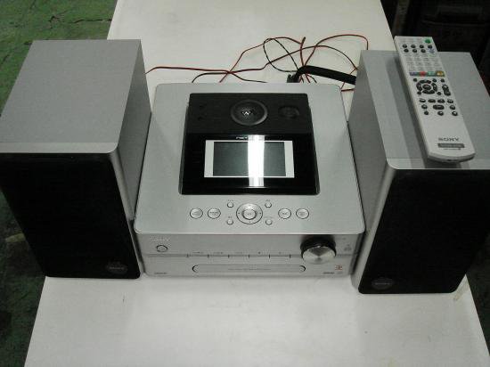 オーディオ機器【完動】SONY HDD搭載コンポ NAS-D500HD