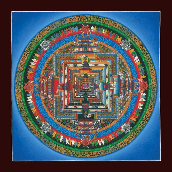 チベット仏教　神仏タンカ　観音菩薩　緑ターラ菩薩 - phoocha
