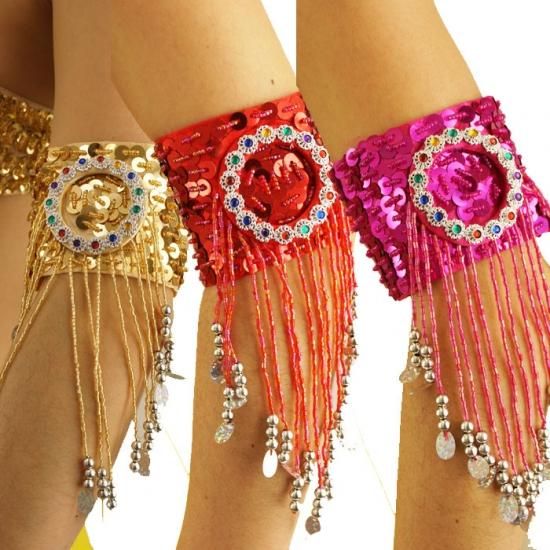 【ベリーダンス用 オリエンタル衣装】レッド×ゴールド スパンコールラメ ビーズ ベリーダンス用 オリエンタル衣装】レッド×ゴールド スパンコールラメ