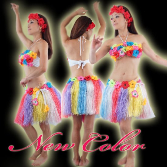ハワイアンフラダンス衣装 お花セットアップ ダンス衣装通販 Juicy