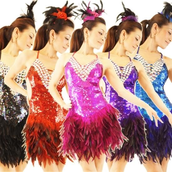 スパンコール ドレス サンバ衣装にもゴージャス羽根ワンピース ダンス衣装の通販ジューシーコスチューム Juicycostume スパンコール ドレス サンバ衣装にもゴージャス羽根ワンピース ダンス衣装の通販ジューシーコスチューム Juicycostume