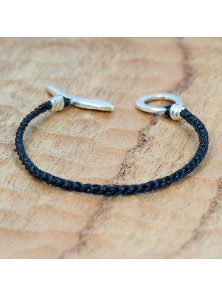 JILL PLATNER - jp clasp bracelet - Black