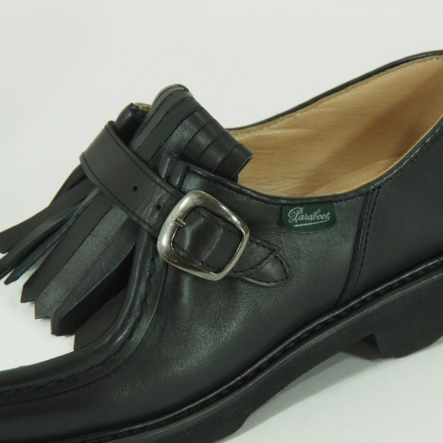 Paraboot Femme パラブーツフェム - Nyon ニヨン - Noir / Blanc ブラック / ホワイト - Griff Noire - Lis Noire / Blanc 