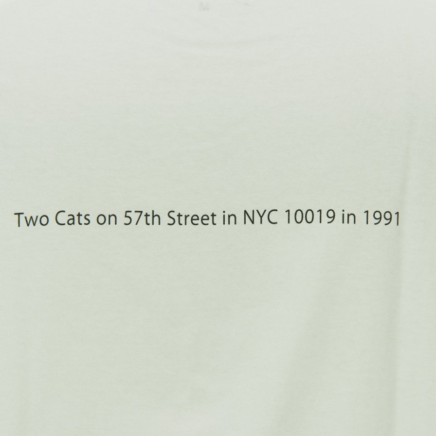 FilPhies - Two Cat on 57th Street in NYC 10009 in 1991 - White