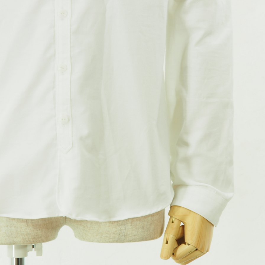 gorouta - Short Round Coller Shirt - White