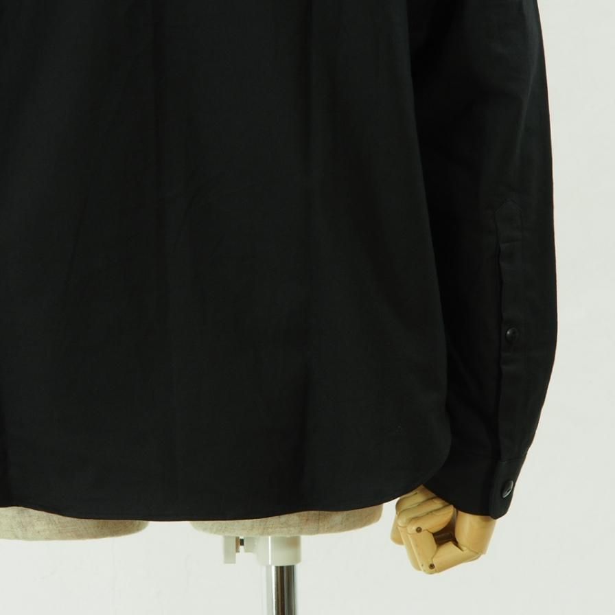 gorouta - Short Round Coller Shirt - Black