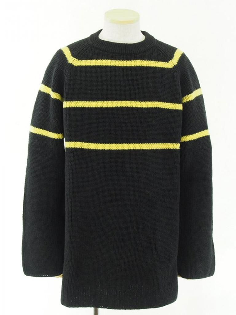 NOMA t.d. Ρޥƥǥ - Big Stripe Sweater - Black