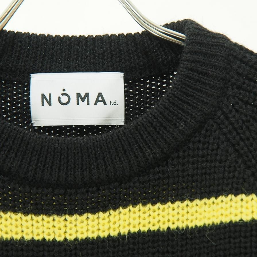 NOMA t.d. ノーマティーディー - Big Stripe Sweater - Black