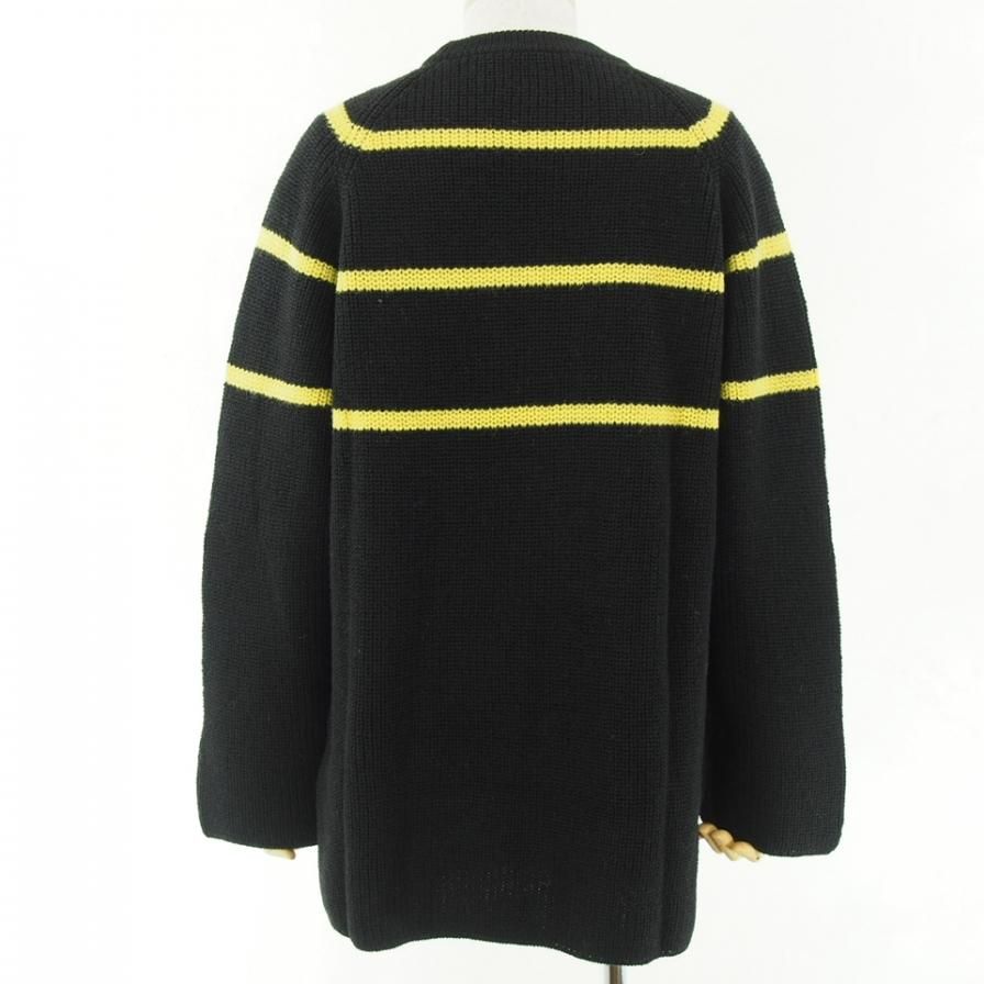 NOMA t.d. ノーマティーディー - Big Stripe Sweater - Black