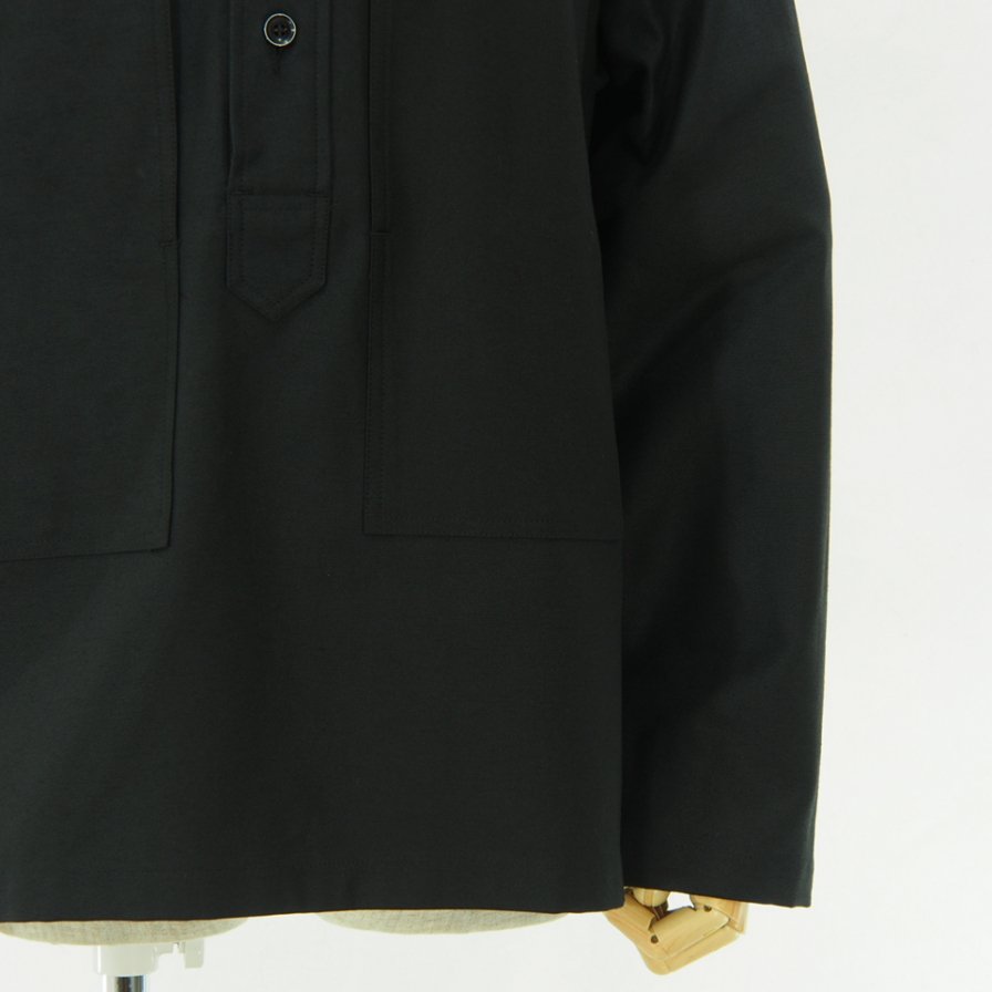 EG WORKADAY ǥ - Army Shirt - Reversed Sateen - Black