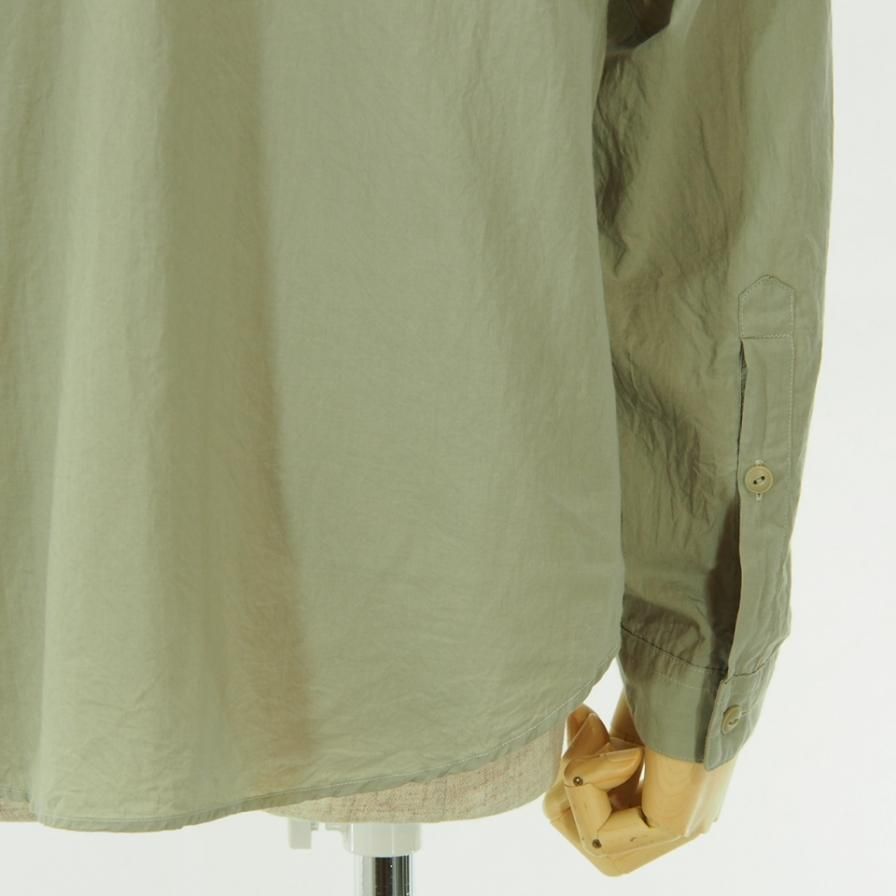 gorouta - Typewriter Pullover Shirt - Sand Grey