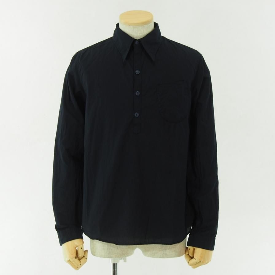 gorouta - Typewriter Pullover Shirt - Navy