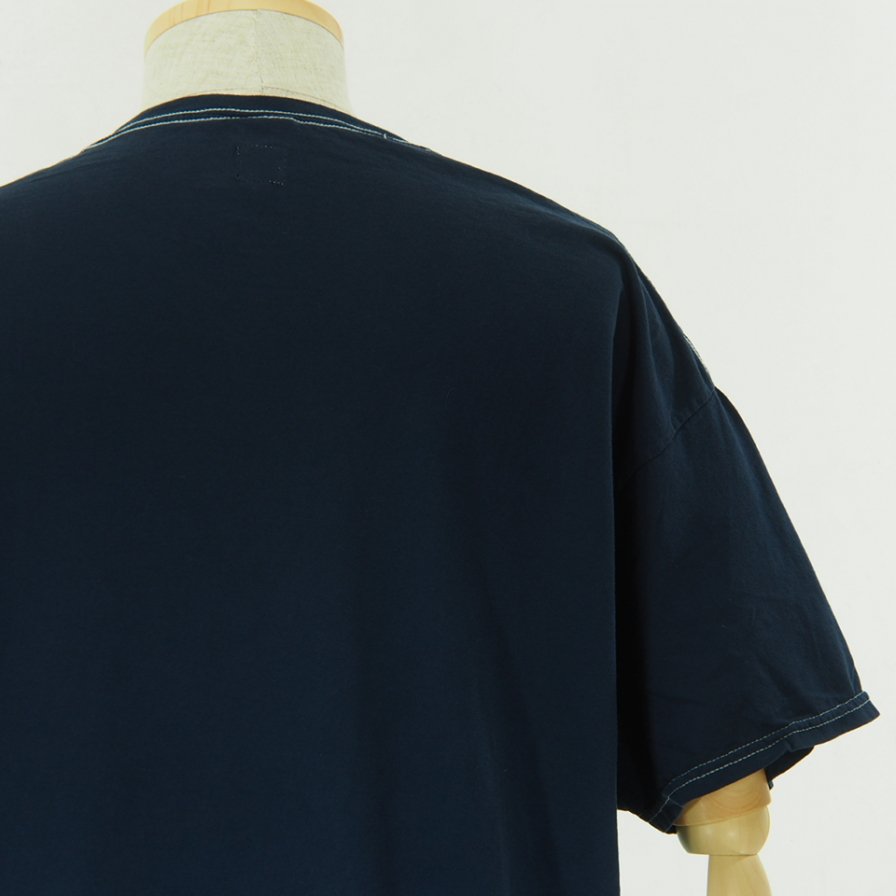 RANDT 륢ɥƥ - Logo S/S Tie Dye T-Shirt - Navy