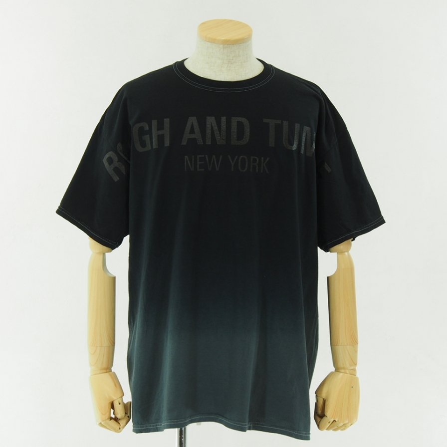 RANDT 륢ɥƥ - Logo S/S Tie Dye T-Shirt - Black