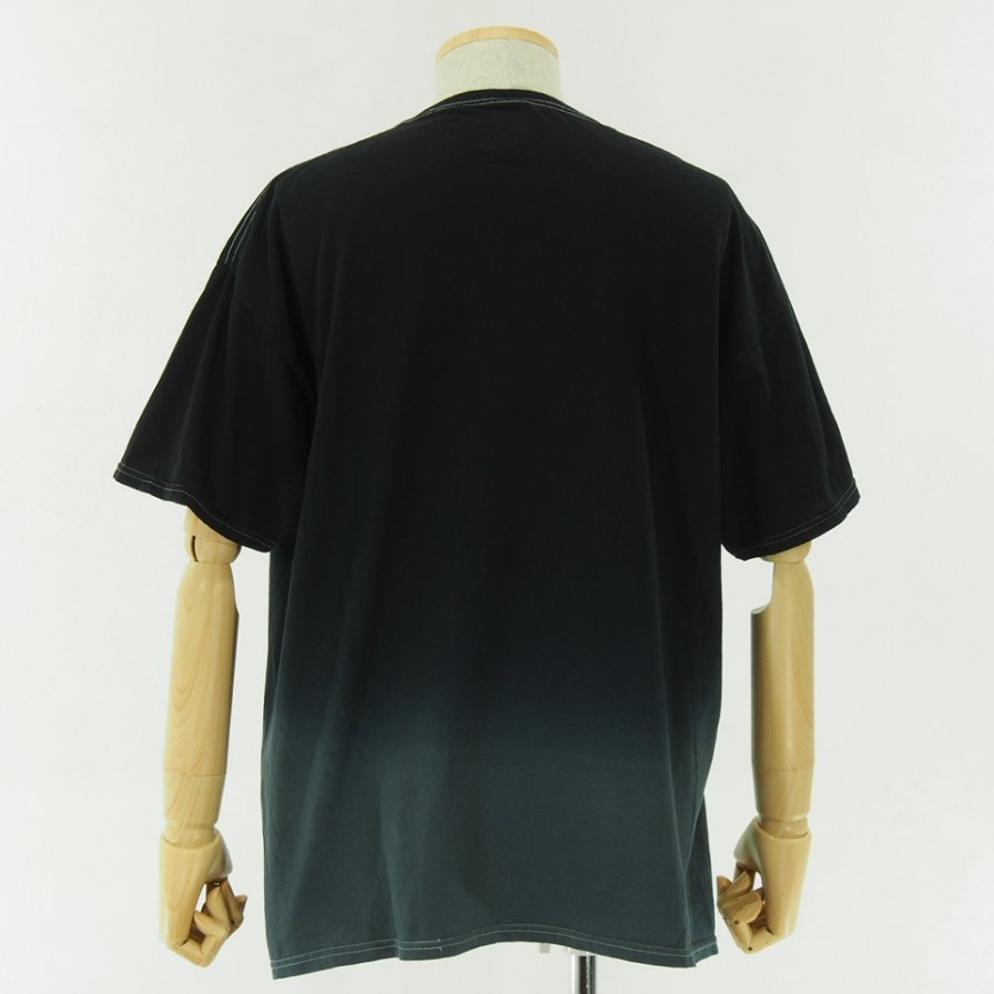 RANDT 륢ɥƥ - Logo S/S Tie Dye T-Shirt - Black