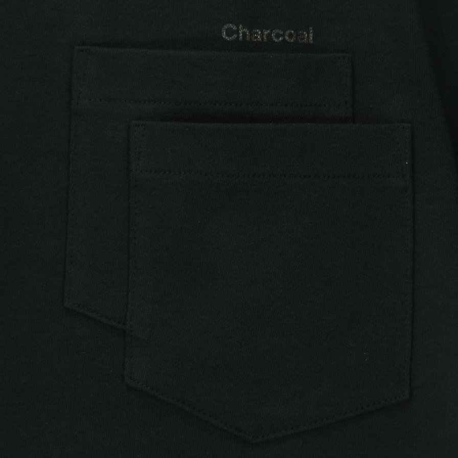 Charcoal 㥳 - OC 29/USA Crew W S/S - Black