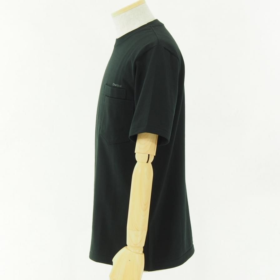 Charcoal チャコール - OC 29/USA Crew W S/S - Black