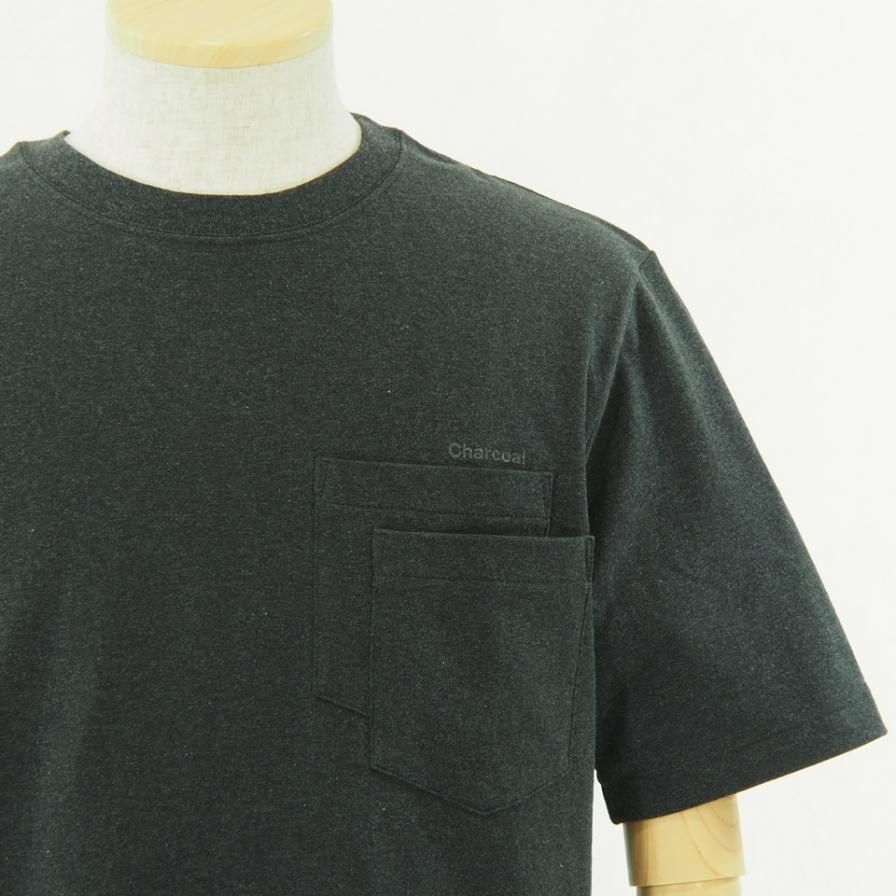Charcoal チャコール - OC 29/USA Crew W S/S - Mix Charcoal