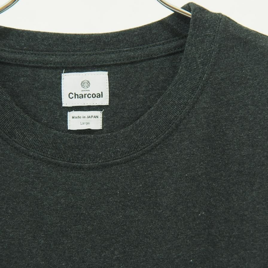 Charcoal チャコール - OC 29/USA Crew W S/S - Mix Charcoal