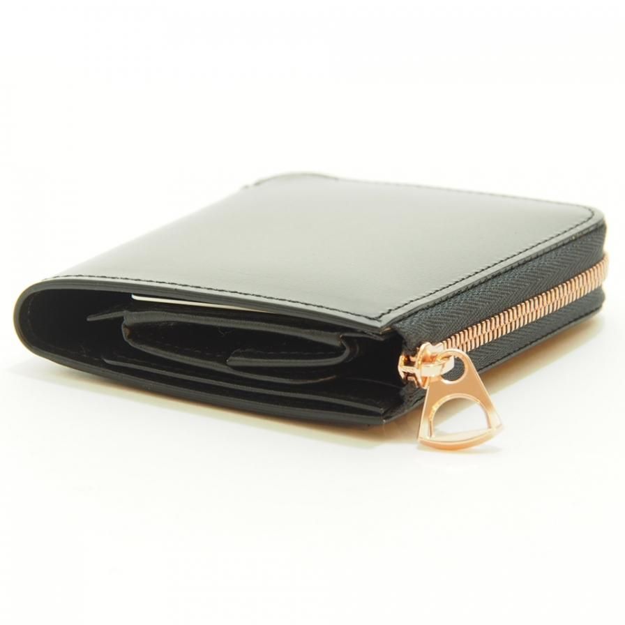 ITTI イッチ - Cristy Very Compact WLT クリスティーベリーコンパクトウォレット / C.Calf クリスペルカーフ - Black
