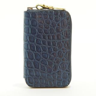ITTI イッチ - Cristy Smart MID WLT.5 クリスティースマートミッドウォレット / AI CROCO 藍クロコ