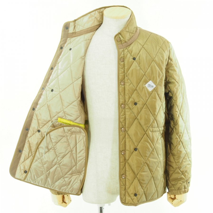 CORONA  - EU Liner Jacket - Nylon Parachute Cloth  primaloft Quilting - Khaki