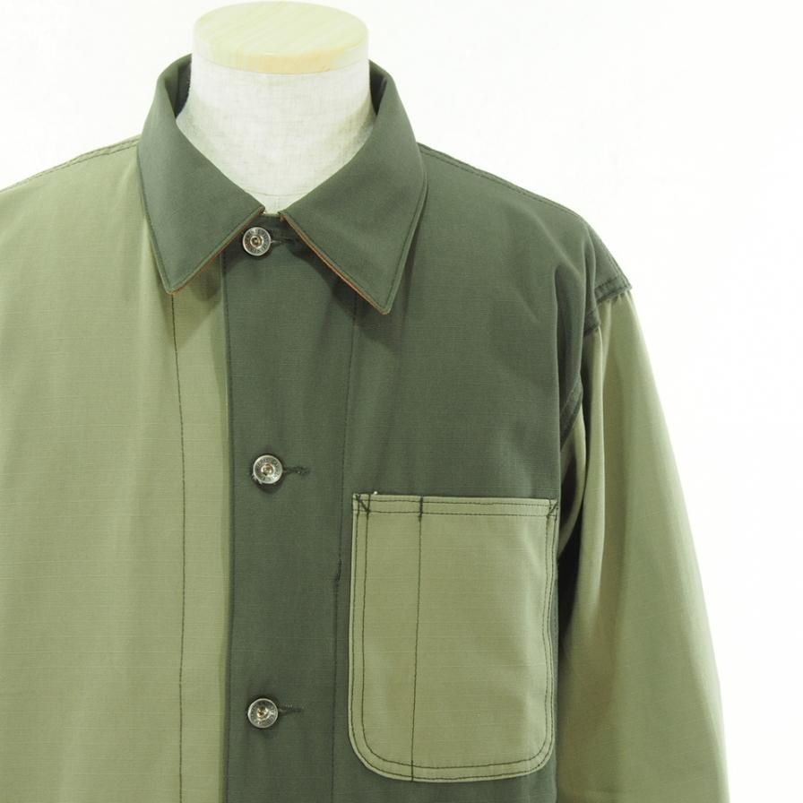 EG WORKADAY ǥ - Utility Jacket Combo - Cotton Ripstop - Olive