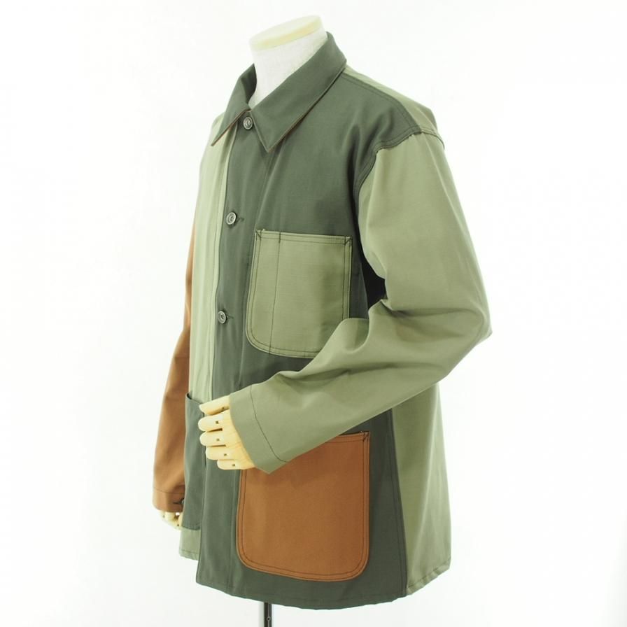 EG WORKADAY ǥ - Utility Jacket Combo - Cotton Ripstop - Olive