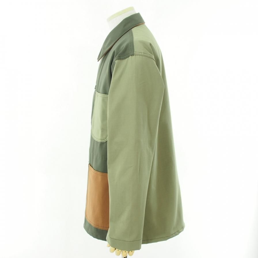 EG WORKADAY ǥ - Utility Jacket Combo - Cotton Ripstop - Olive