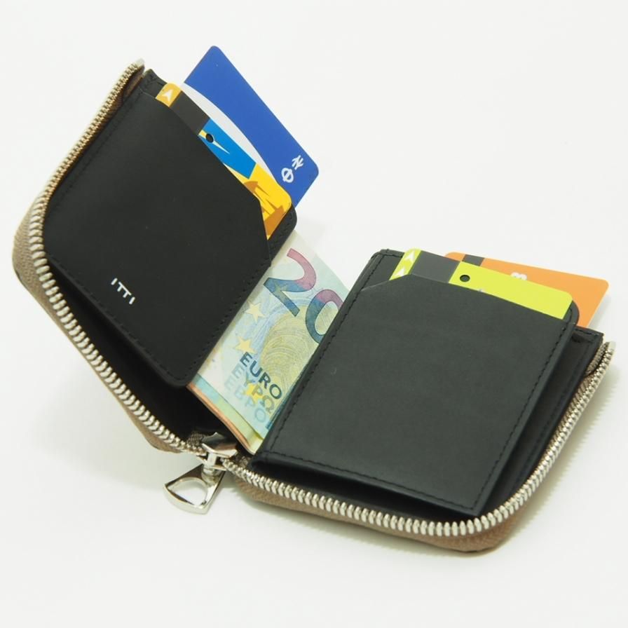 ITTI イッチ - Cristy Very Compact WLT .5 / C.CALF クリスティーベリーコンパクトウォレット / C.Calf - Taupe
