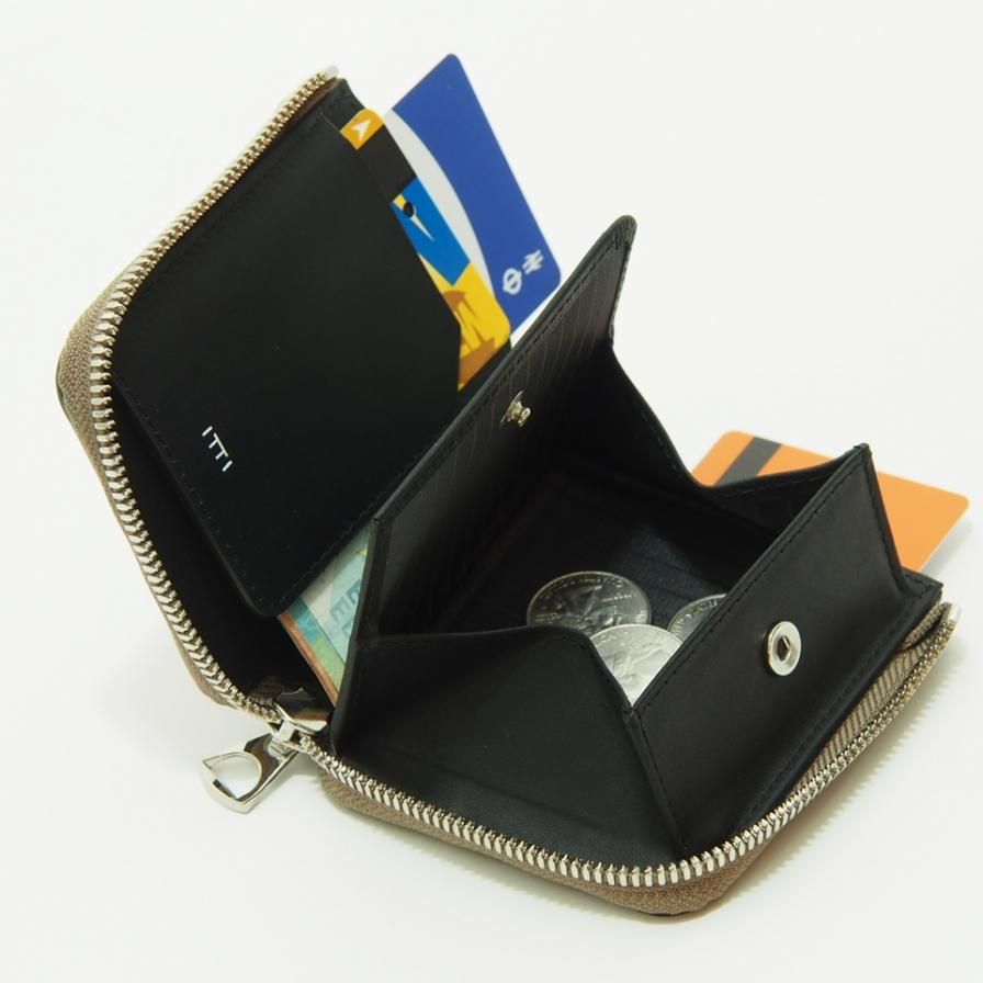 ITTI イッチ - Cristy Very Compact WLT .5 / C.CALF クリスティーベリーコンパクトウォレット / C.Calf - Taupe
