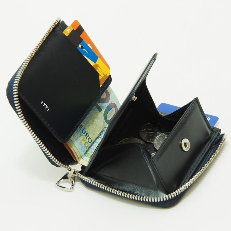 ITTI イッチ - Cristy Very Compact WLT .5 クリスティーベリーコンパクトウォレット / AI CROCO - Indigo