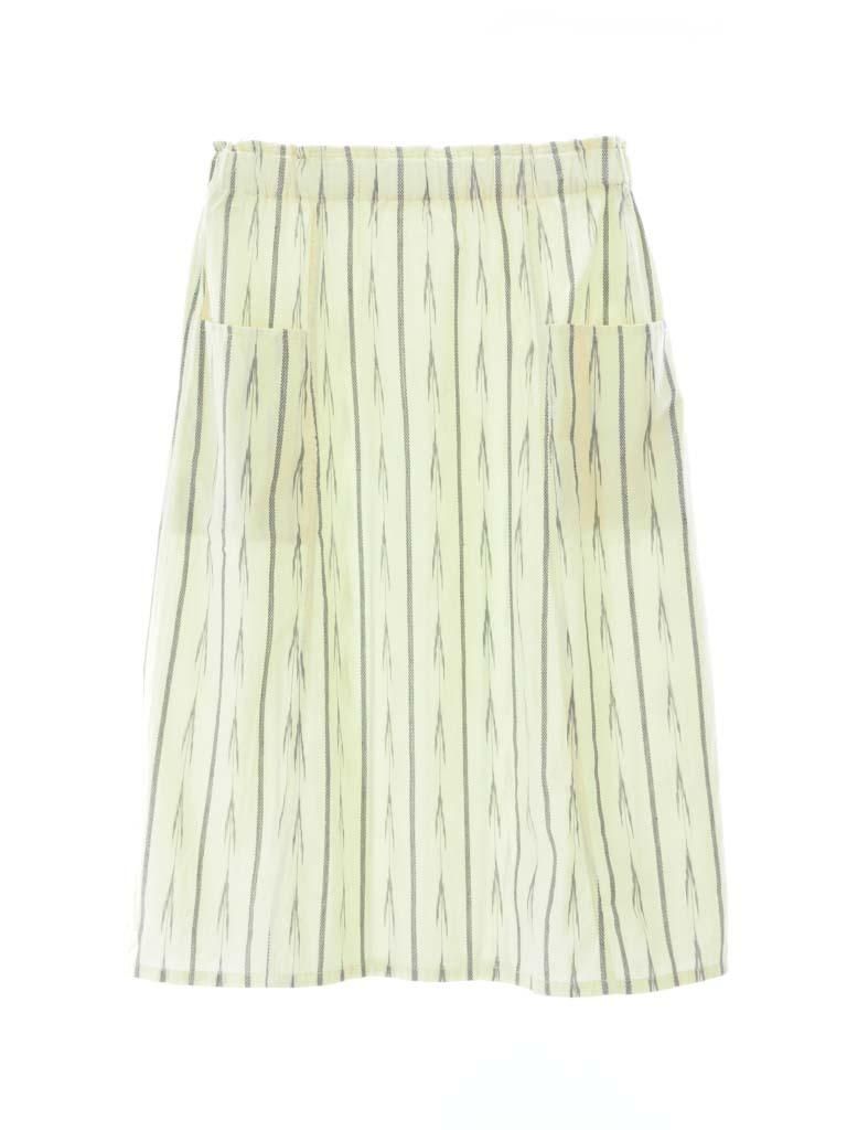 South2 West8 Woman サウスツーウエストエイトウーマン - Army String Skirt - Ikat Arrow - White