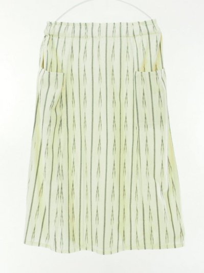 South2 West8 Woman サウスツーウエストエイトウォメン - Army String Skirt - Ikat Arrow - White