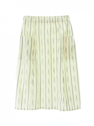 South2 West8 Woman サウスツーウエストエイトウーマン - Army String Skirt - Ikat Arrow - White