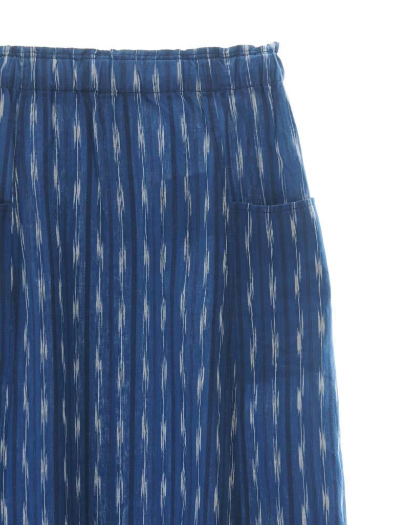 South2 West8 Woman サウスツーウエストエイトウーマン - Army String Skirt - Ikat Arrow - Navy