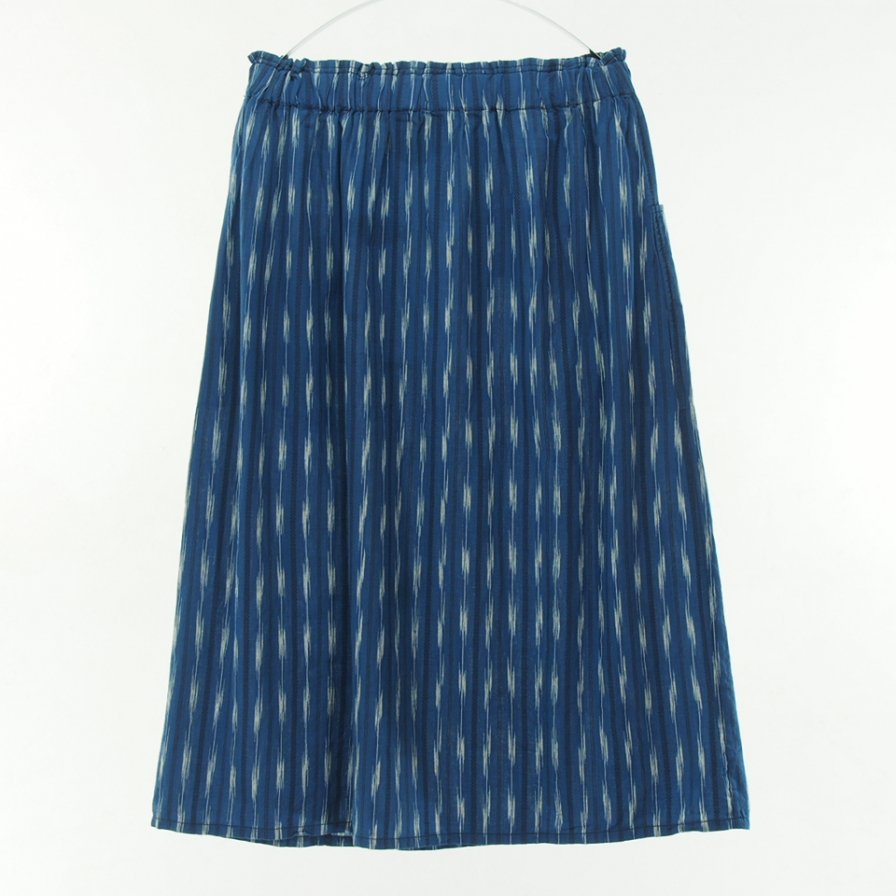 South2 West8 Woman ġȥȥޥ - Army String Skirt - Ikat Arrow - Navy
