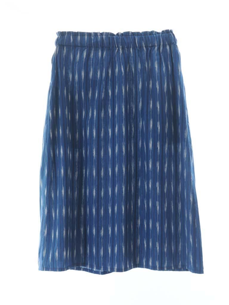 South2 West8 Woman サウスツーウエストエイトウーマン - Army String Skirt - Ikat Arrow - Navy