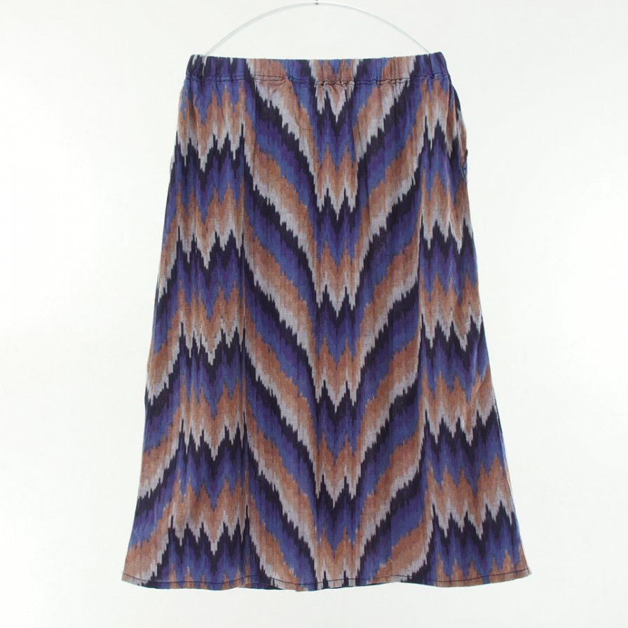 South2 West8 Woman サウスツーウエストエイトウーマン - String Skirt - Ikat Wave - Purple