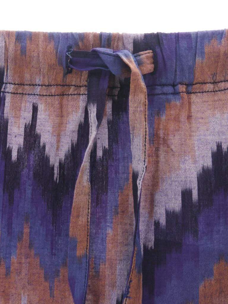 South2 West8 Woman サウスツーウエストエイトウーマン - String Skirt - Ikat Wave - Purple