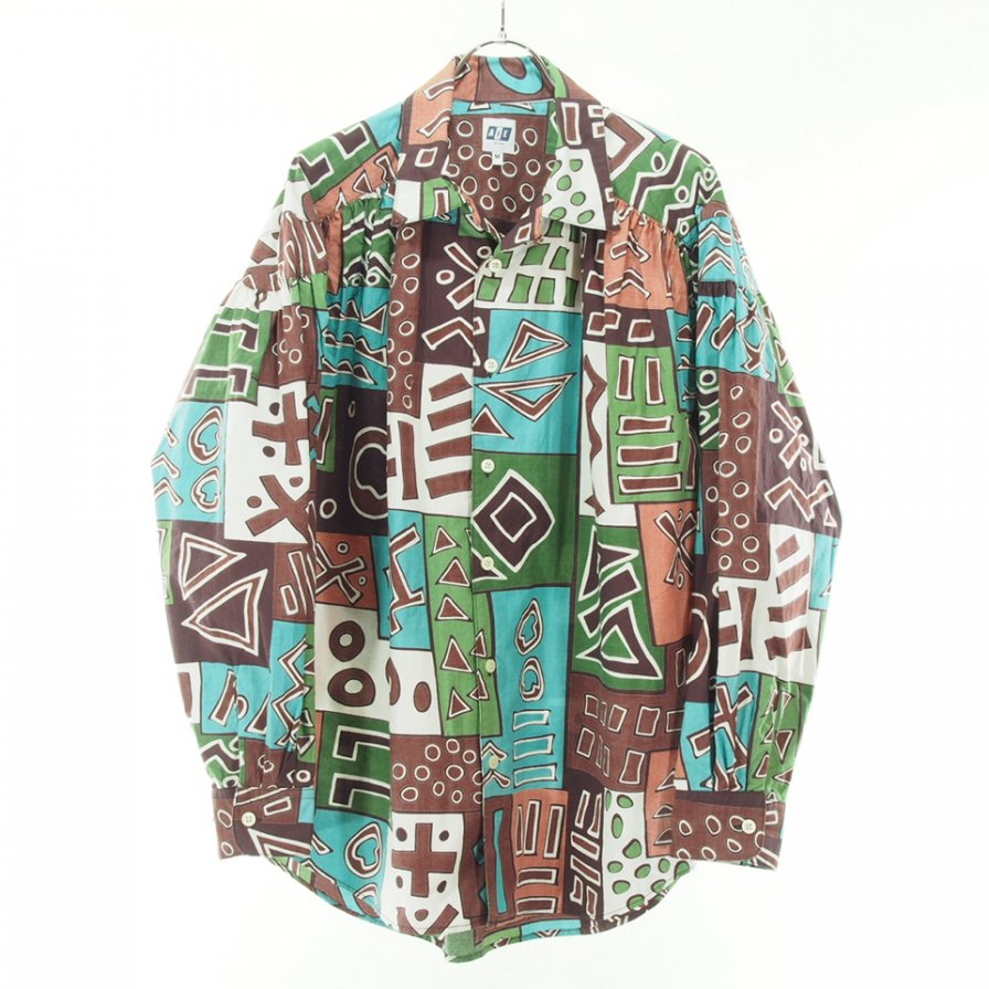 AiE  - Painter Shirt ڥ󥿡 - Cotton Art Block Check - Brown/Lt.Blue