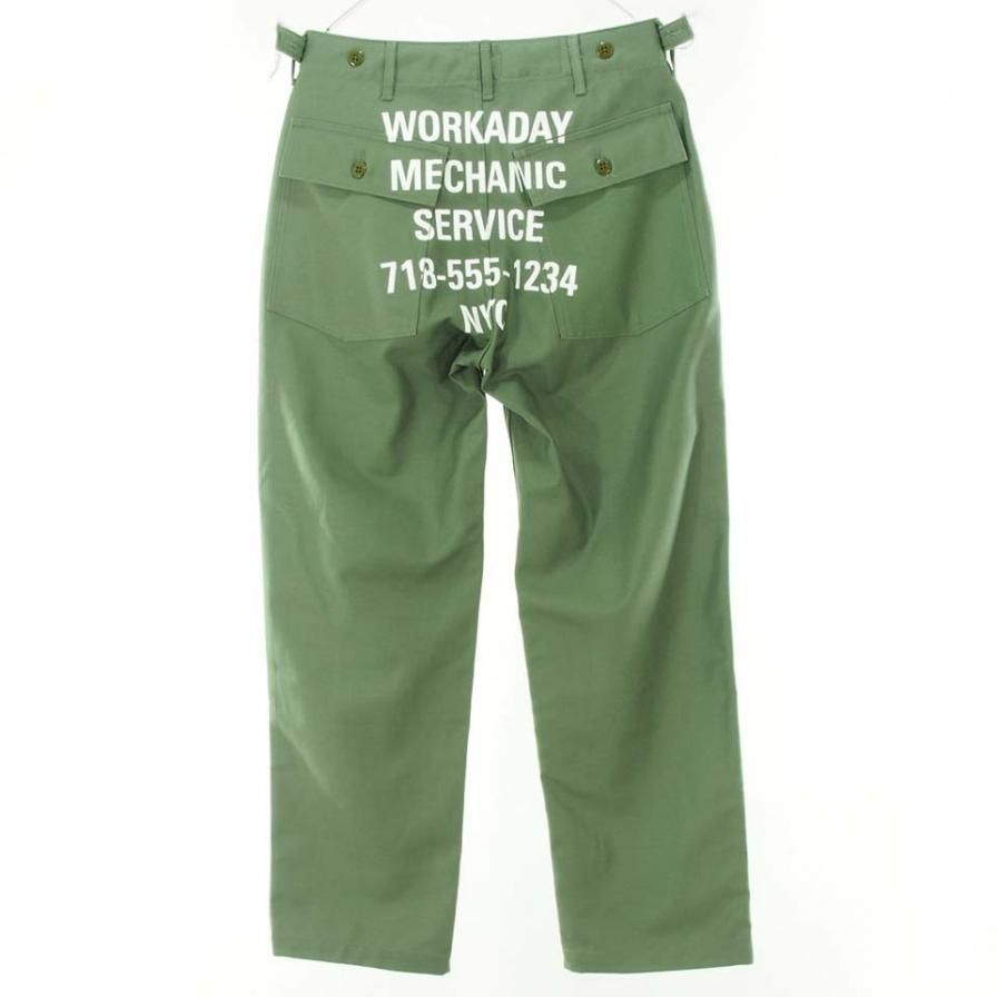 EG WORKADAY イージーワーカデイ - Fatigue Pant Printed ファティーグ