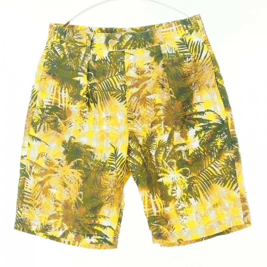 Engineered Garments エンジニアドガーメンツ - Sunset Short サンセットショーツ - Nylon Poly Tropical Floral Print - Yellow
