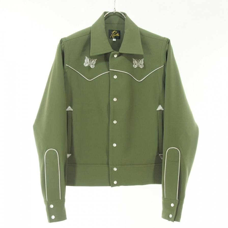 Needles Woman ニードルズウォメン - Piping Cowboy Jac パイピングカーボーイジャケット - Pe/R/Pu Double cloth - Olive Needles Woman ニードルズウォメン - Piping Cowboy Jac パイピングカーボーイジャケット - Pe/R/Pu Double cloth - Olive