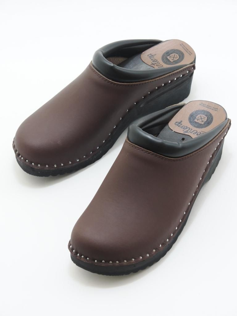 Troentorp トロエントープ - Swedish Clog スウェディッシュクロッグ - Monet / Nubuck - Brown