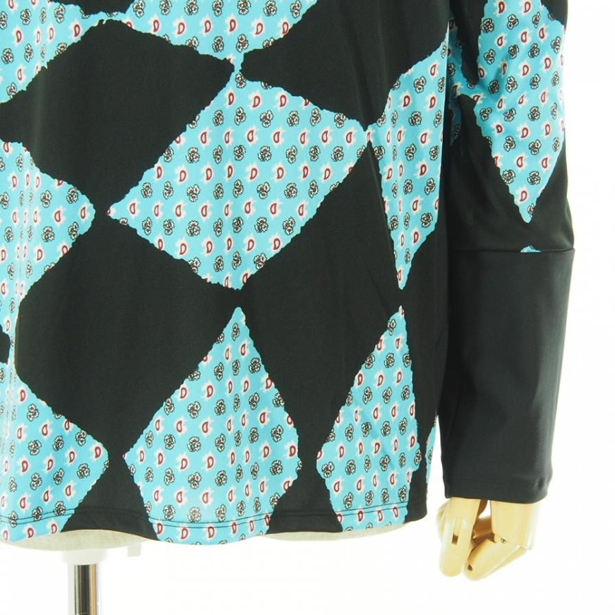 NOMA t.d. ノーマティーディー - Mesh Turtleneck Tee メッシュタートルネックティー - Lt.Blue