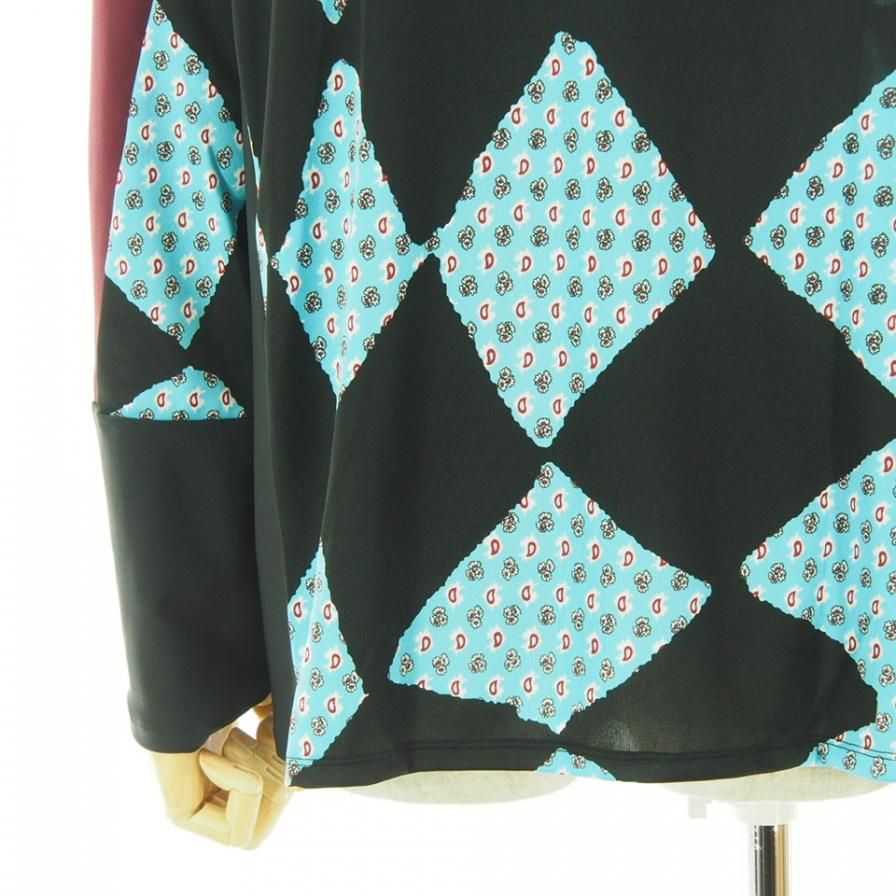NOMA t.d. ノーマティーディー - Mesh Turtleneck Tee メッシュタートルネックティー - Lt.Blue