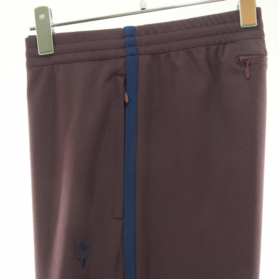 South2 West8 サウスツーウエストエイト - Trainer Pant トレイナーパンツ -  Poly Smooth - Burgundy